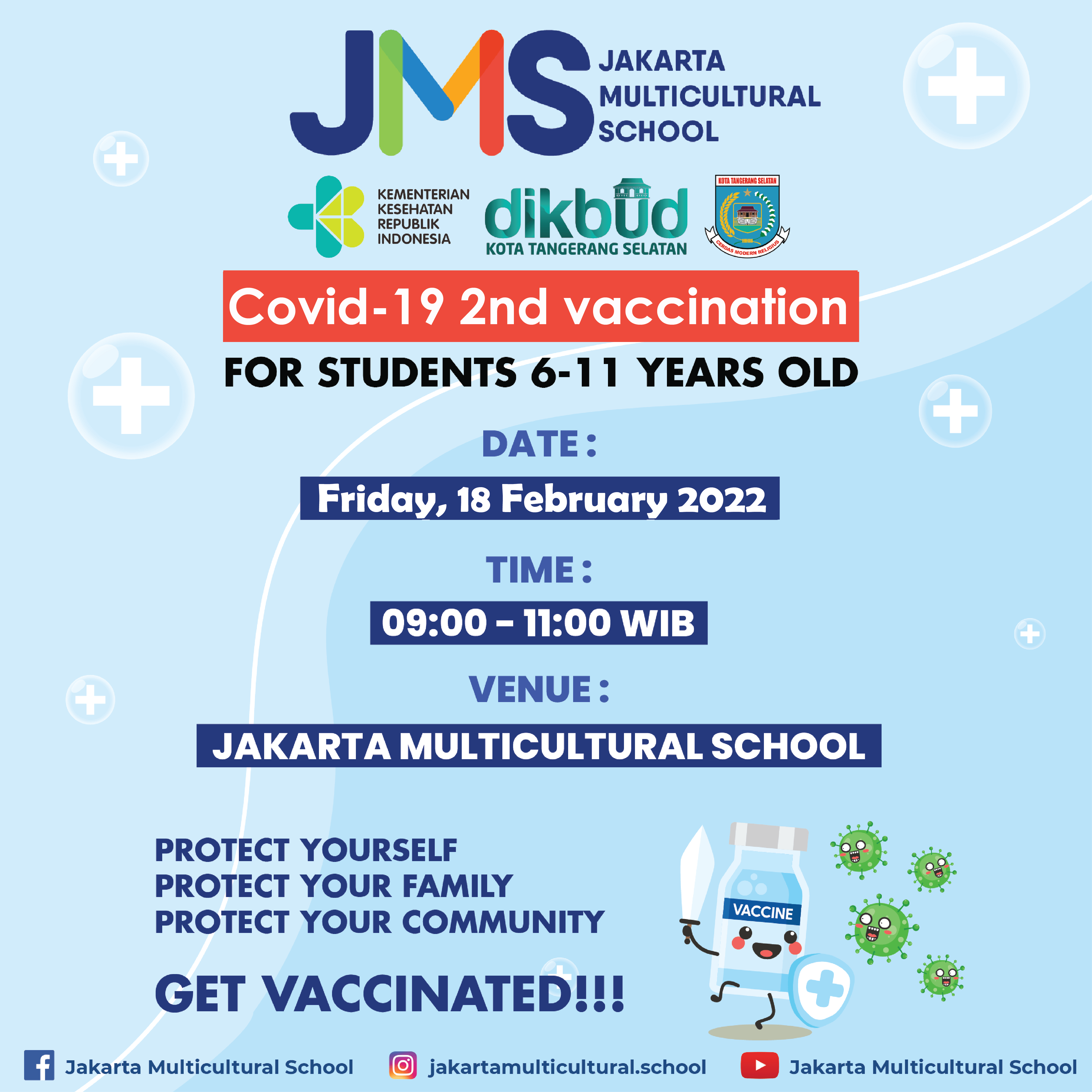 The Covid-19 Vaccine Program for Students 6-11 Years Old at JMS!