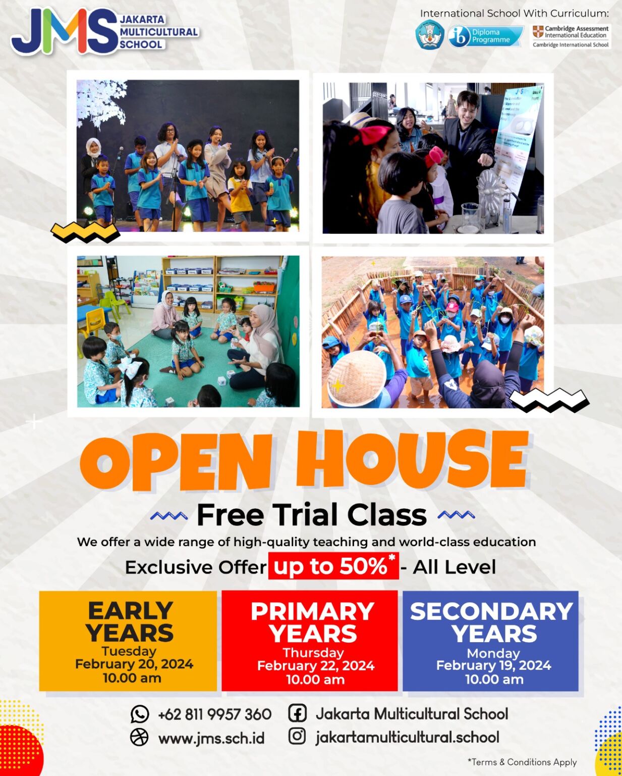 JMS OPEN HOUSE 19 23 FEBRUARY 2024 Jakarta Multicultural School